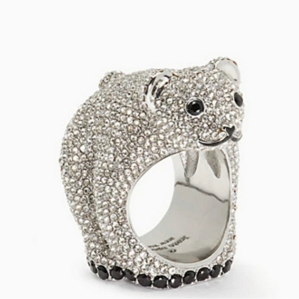 NEW Kate Spade Arctic Friends Polar Bear Ring